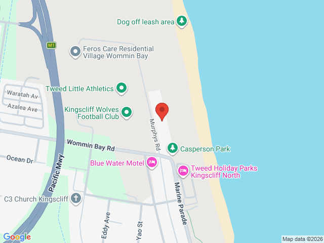 Map showing event location